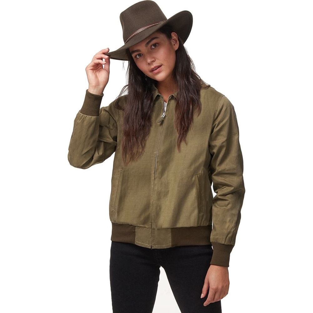 Filson Women’s Lightweight Bomber Jacket - Olive - Picture 2 of 10